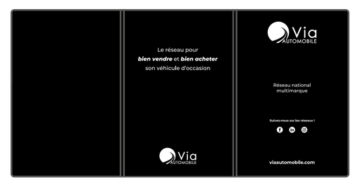 [5000-NF-MAT-N-VIA] Porte-carte grise "Premium" x50