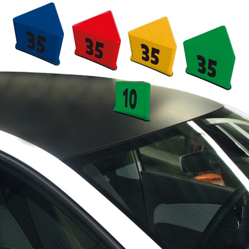 Compact magnetisch cijferblokkensysteem