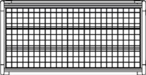 Étagère pour chariot haut multi-usage