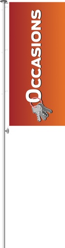 [333030] Drapeau "Occasions" 200 x 95 cm - Keyline