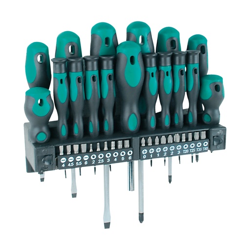 [330003110] Schroevendraaier & bitset, 37 stuks 