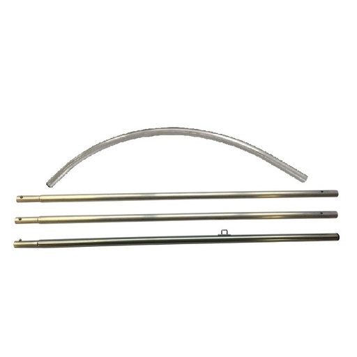 [333030ME] Mobiele mast voor beachvlag 330 x 70 cm met aluminium boom