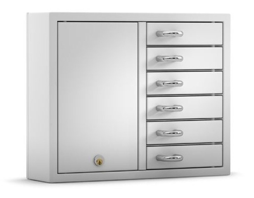 Uitbreiding voor kluis voor storting en ophalen van sleutels 24/7 "KeyBox 9006 S"