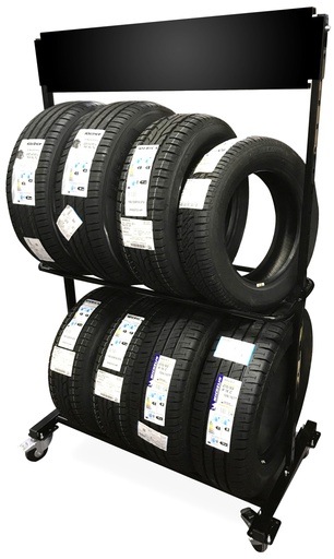 [3612971244498] Trolley/Display voor 8 banden