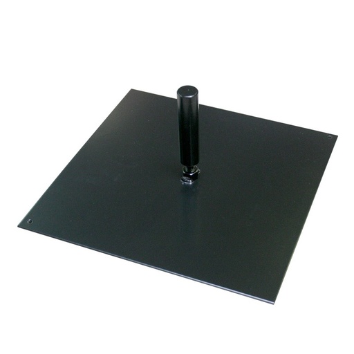 Platine en acier - 30 x 30 cm - 2,5 kg