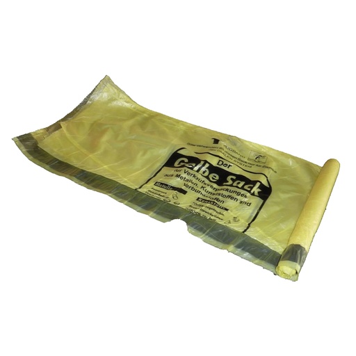 [330010031] Sac poubelles jaunes, rouleau de 25 pièces