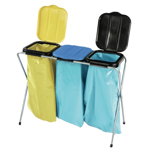 [318070750] Support pour sacs poubelle – triple