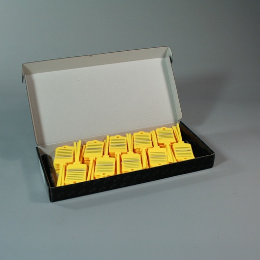 Navulpak sleutellabels met spanband x 100