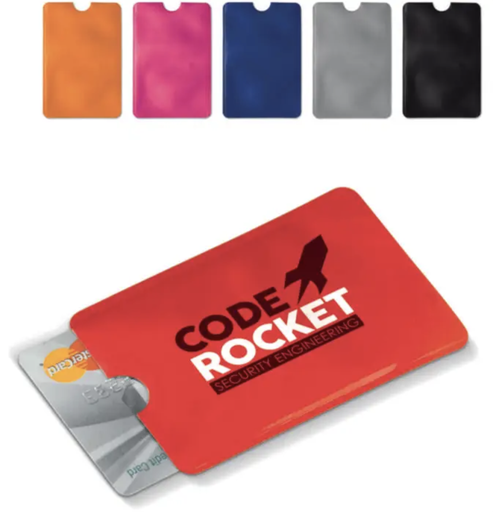 Creditcardhouder Anti-Skimming met opdruk