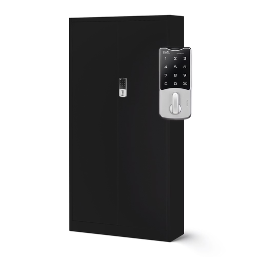 Armoire métallique avec serrure à code - Noir