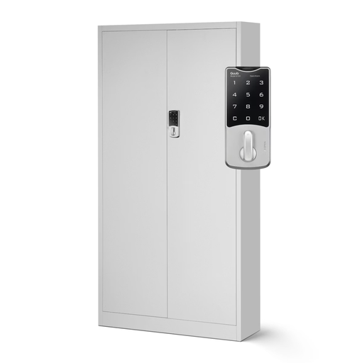 Armoire métallique avec serrure à code - Gris