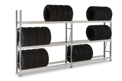 Rayonnages pour pneus pour véhicules légers et poids lourds