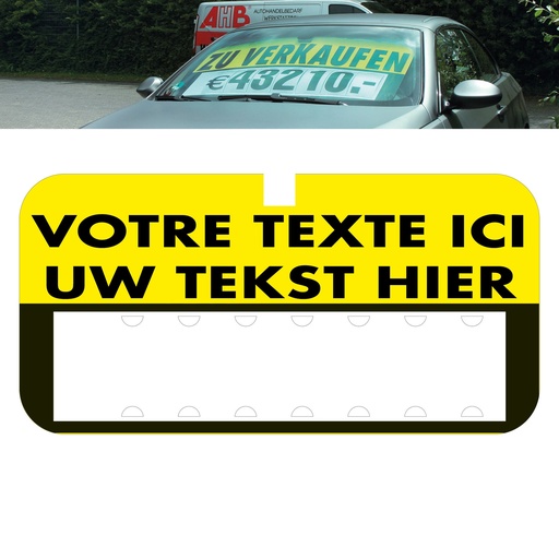 [729021390] Panneau d'affichage du prix "Gigant" avec marquage personnalisé