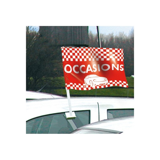 Occasions raamvlag voor zijruit - 30 x 45 cm