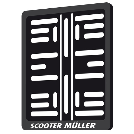 [914100600] Kentekenplaathouders met opdruk voor motoren – 180 x 200 mm (100 stuks)