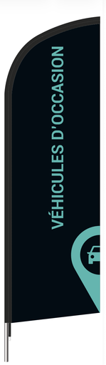 Beach flag 230 x 70 cm - Spoticar Véhicules d'occasion