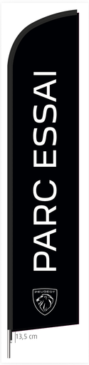 Beach flag 330 x 70 cm - Peugeot Parc Essai
