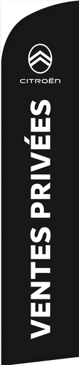 Beach flag 330 x 70 cm - Citroën Ventes Privées