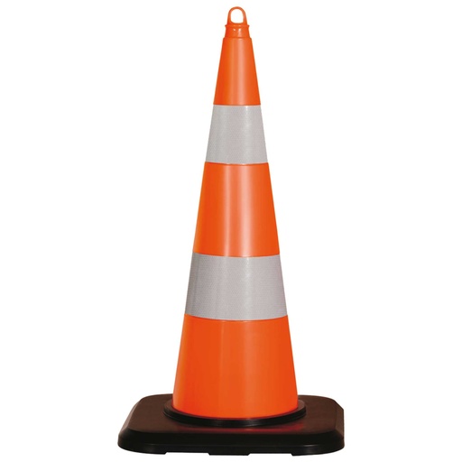 [334201020] Verkeerskegel Met versterkte voet 90cm