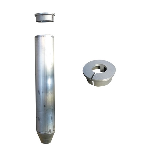 Grondkoker voor aluminium mast