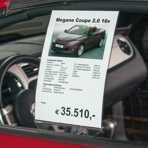 Pochettes en Polycarbonate pour vitre latérale