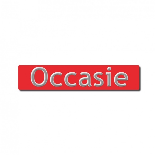 [344200] Nummerplaat Occasie Diamant - Rood