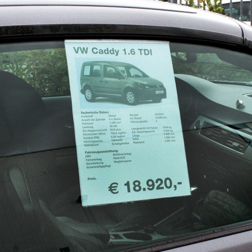 [714000680] Pochettes en Copolyester pour vitre latérale