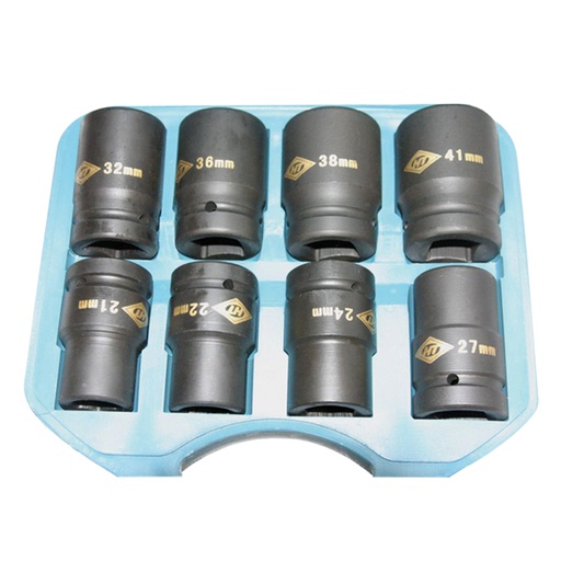 [330009661] Set van 8 slagmoersleutels