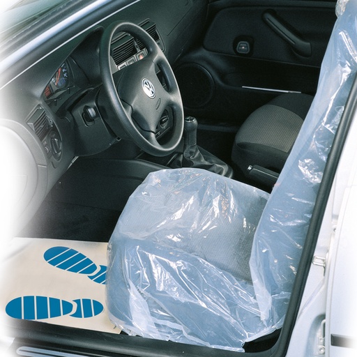 [334080140] Housses de protection de siège 13µ à usage unique, rouleau de 500 pièces