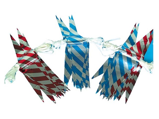 Driehoekige wimpelslinger - 18m