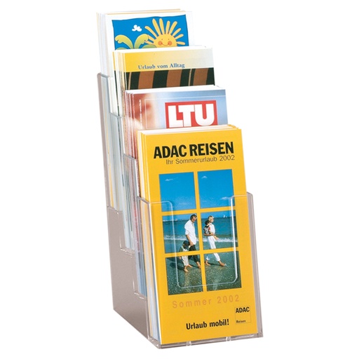 [713000050] Distributeur de brochures 4 x 1/3 de A4 en Acrylique