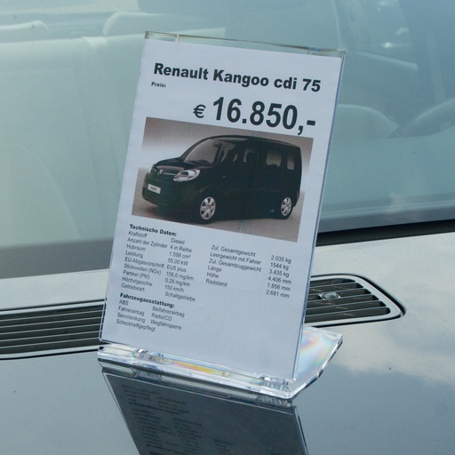 [714000560] Affichehouder A4 "Bari"