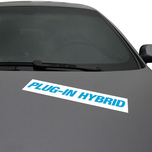 [754090250] Magneet sticker met eigen tekst 40 x 10 cm -x5