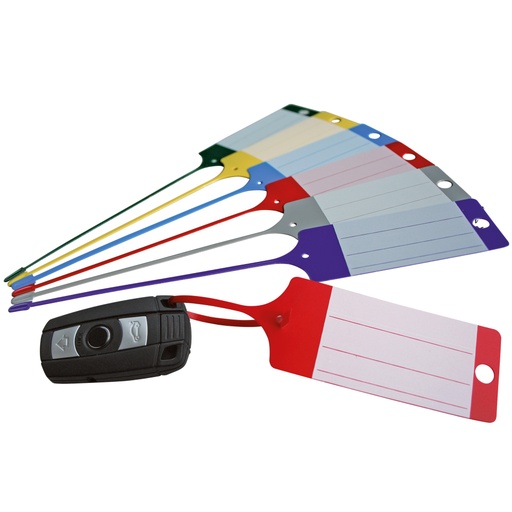 Flexi sleutellabels x100