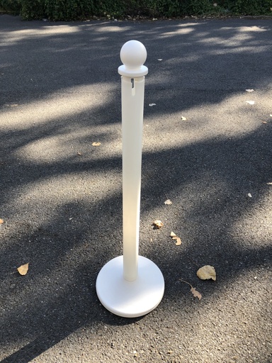 [440080060] Set van 3 Kunststof afzetpalen voor plastiek ketting